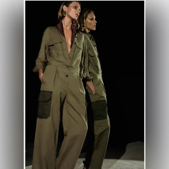 Zara Patchwork Jumpsuit.Limited Edition. New With Tags. - Picture 5 of 11